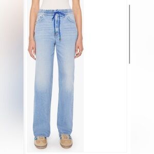 MOTHER Light Blue Flare & Wide Leg Jeans